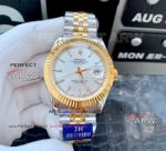 Perfect Replica Rolex Datejust 2 41mm Watch-Rolex Two Tone White Dial Jubilee Watch